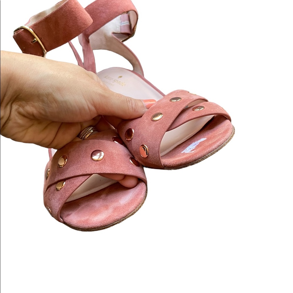 Kate Spade Oakwood Cumin Ankle Heels Sandals - Picture 11 of 15